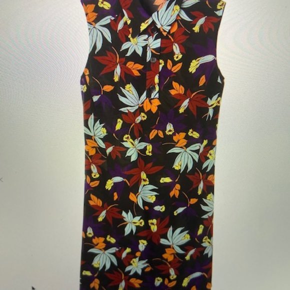 Gérard Darel Flowery Shirt Dress. - Picture 3 of 11